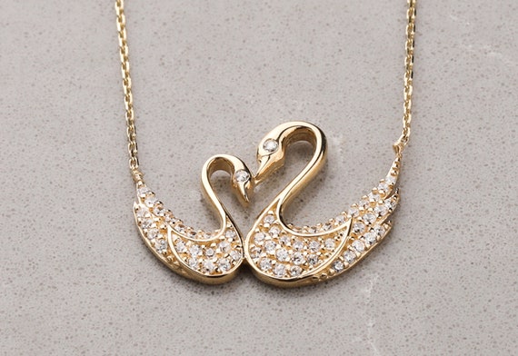 Buy Swan Diamond Pendant - Joyalukkas
