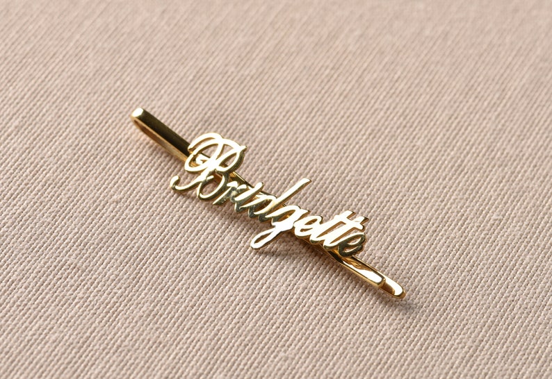 Graduation Gift, Personalized Hair Bobby Pin, Graduation Gift for Her, Daughter Graduation, Name Hairpin, College Graduation, Name Hairclip image 2