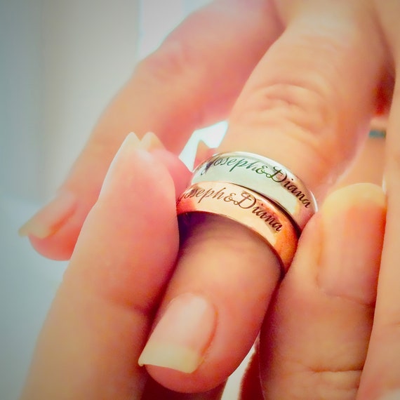 Bague personnalisée femme hot sale