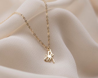 Gold Dragonfly Necklace, Necklace For Woman, Layering Necklaces, Animal Necklace, Dainty Necklace, Dragonfly Jewellery, Gold Jewelery Gift