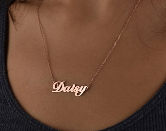 Name Jewelry for Women, Custom Name Necklace, Script Name Necklace, Personalized Name Necklace, Mother's Day Gift Necklace, Necklace for Her