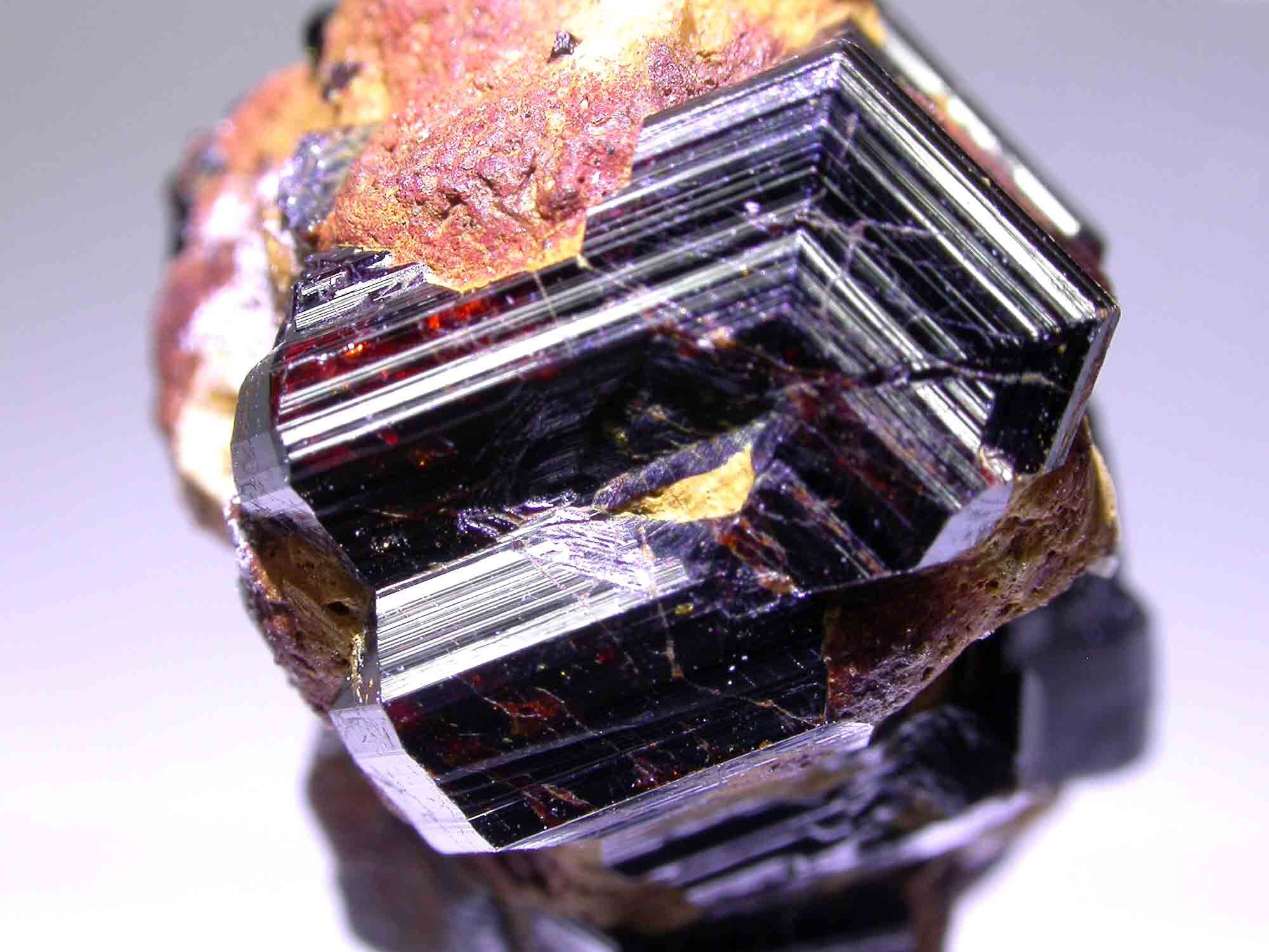 Amazing twinned Rutile crystal specimen from Zambia. Etsy