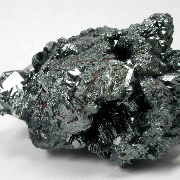 HÉMATITE - Hématite cristallisée riche d'Elbe, Italie.