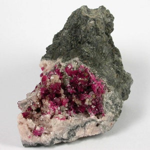ROSELITE - Bright crimson coloured Roselite crystals from Morocco.