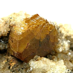 BASTNASITE - Rare Bastnasite crystal on matrix.