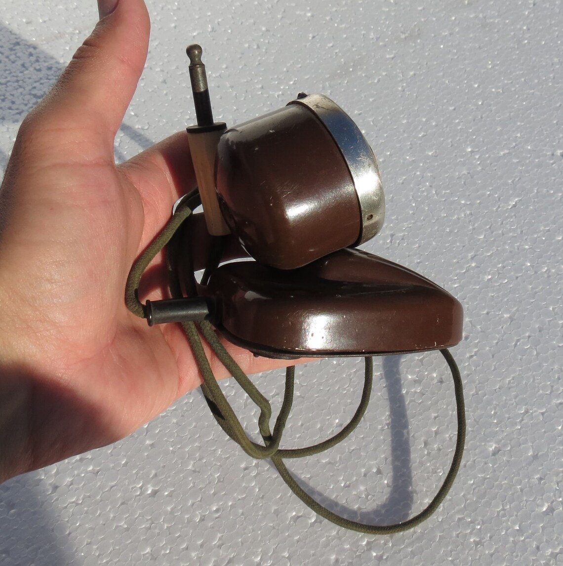 Vintage Ussr Soviet MICROPHONE With Stand Cabel Old Russian Etsy
