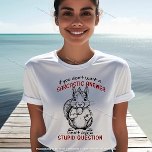 Grappige SVG als je geen sacastisch antwoord wilt, stel geen domme vragen PNG volwassen humor T-shirt vector Cricut gesneden digitaal