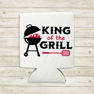 SVG &quot;King of the Grill&quot; Apron Funny BBQ Grilling Saying pdf svg jpg png Shirt Mug Digital Download