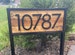 House Number Stake for Yard | Reclaimed Wood House Number Sign for Garden| Farmhouse Address Sign | Modern Wood Address Post | Curb appeal 