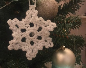 Handmade Snowflake Christmas Tree Decoration