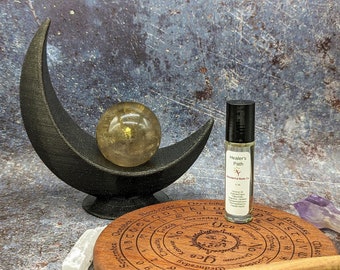Healer's Path Fragrance Rollers, Coconut Oil Based Perfume, Pagan Druid Witch Heathen, Patchouli Gardenia Freesia Heliotrope Jasmine Scent