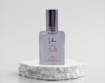 Libra Perfume, Zodiac Inspired Handmade Eau de Parfum, September 22 to October 23, Cardamom Cedarwood Fir Cinnamon Coriander Jasmine Vanilla