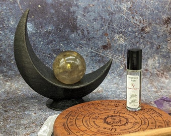 Heathen's Path Fragrance Rollers, Coconut Oil Based Perfume, Bergamot Palo Santo Eucalyptus Thyme Cedarwood Amber Pagan Unisex Inspired Gift