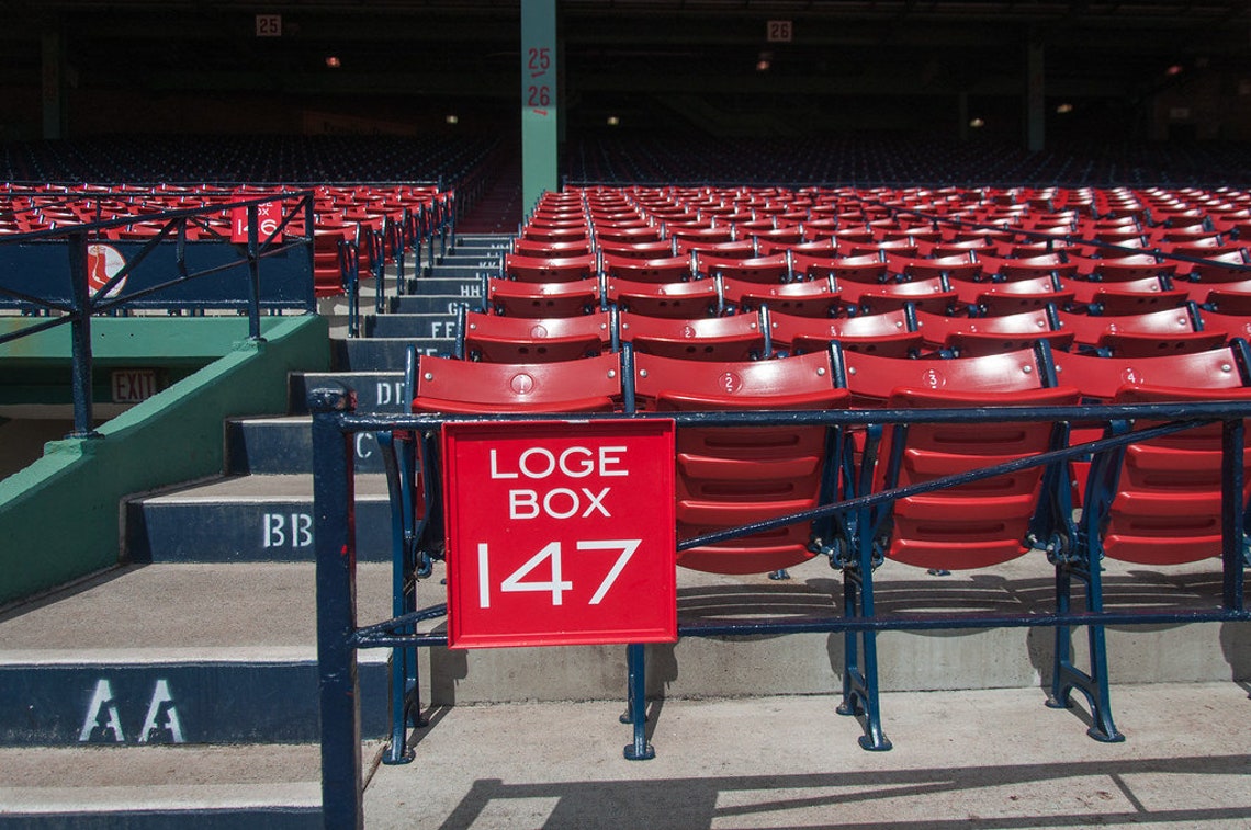 Boston Red Sox Fenway Park Custom Field Box/loge Box Exact Etsy