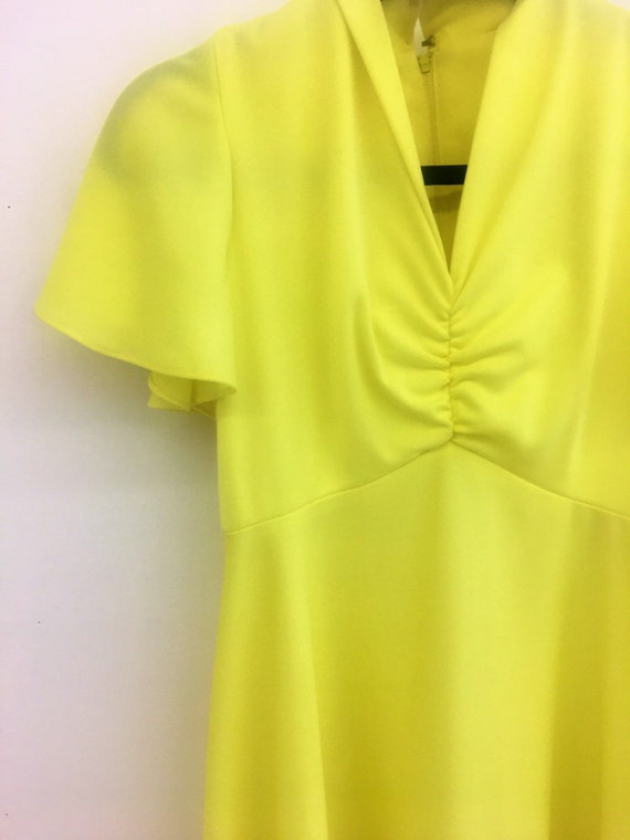 yellow flowy maxi dress