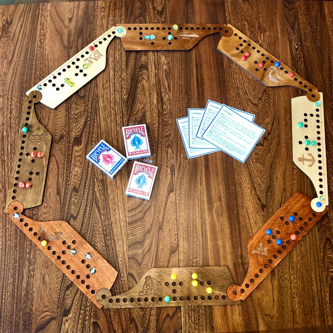 Jokers and Marbles Game 4-10 Players Pegs and Jokers Family - Etsy