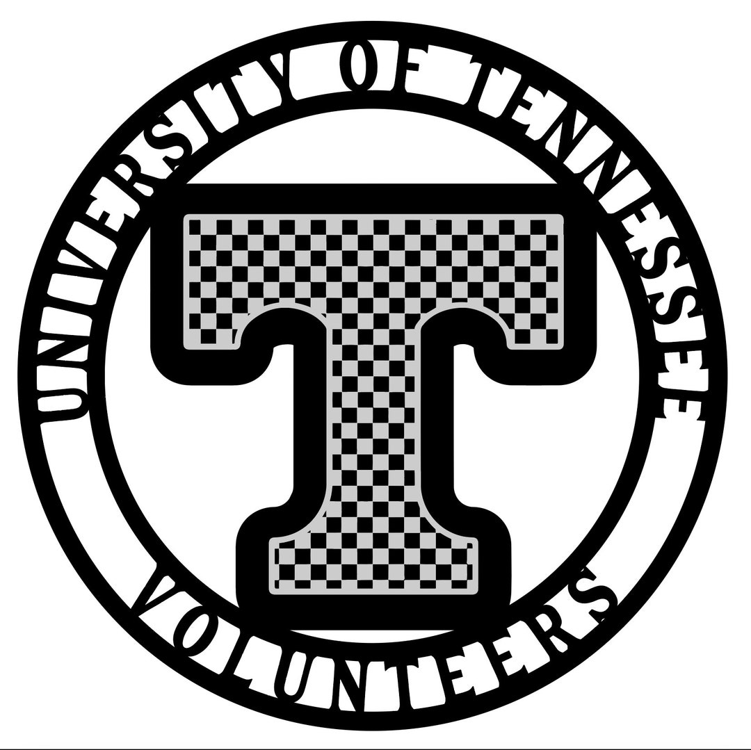 University of Tennessee Volunteers Checkerboard Circular Etsy