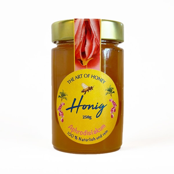 Lavendelhonig • EROTIK EDITION - Geschenk für die Liebsten  I  Erotisches Geschenk  I  Aphrodisiakum  I  Lavendel Honig  I  Raw Honey