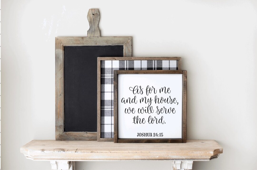 There Was Another in the Fire Joshua 24:5 Wood Sign - Etsy