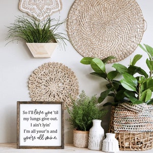 All Your&#39;n Wood Sign