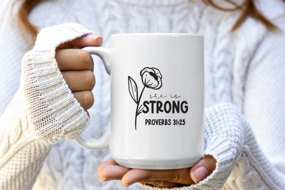 She Is Strong Coffee Mug