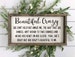 Beautiful Crazy Wood Sign, Farmhouse Wood Sign, Farmhouse Decor, Wedding Gift, Anniversary Gift, Rustic Sign 