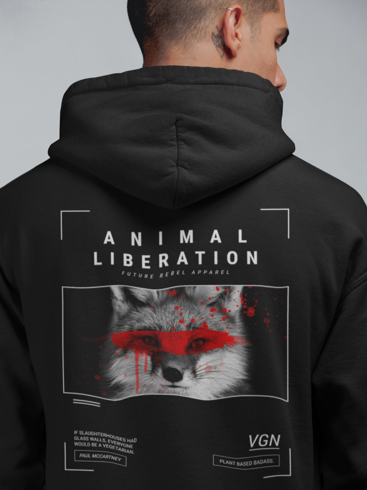 Animal Liberation Hoodie Vegan Hoodie Herbivore Hoodie | Etsy