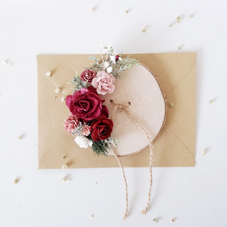 Burgundy wedding Burgundy flower hair comb Bridal flower hair comb Flower Hair comb Wedding flower hair clip