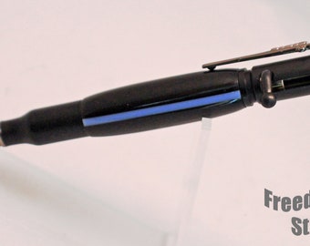 Thin Blue Line Bolt Action Pen