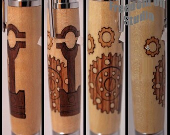 Bolt Action Pen - Machanic Inlay