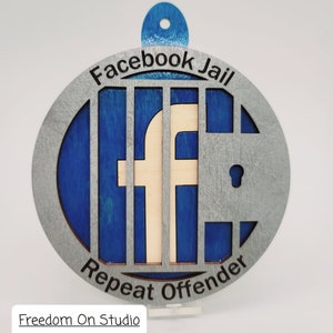 Christmas Ornament - Facebook Jail