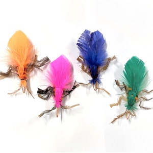 Colored Cockroach Cat Toy- 4 pack- by Litterboy Pets