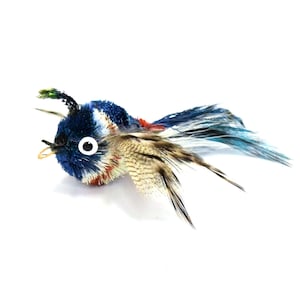 Blue Striped Flyer - Bird Cat Toy