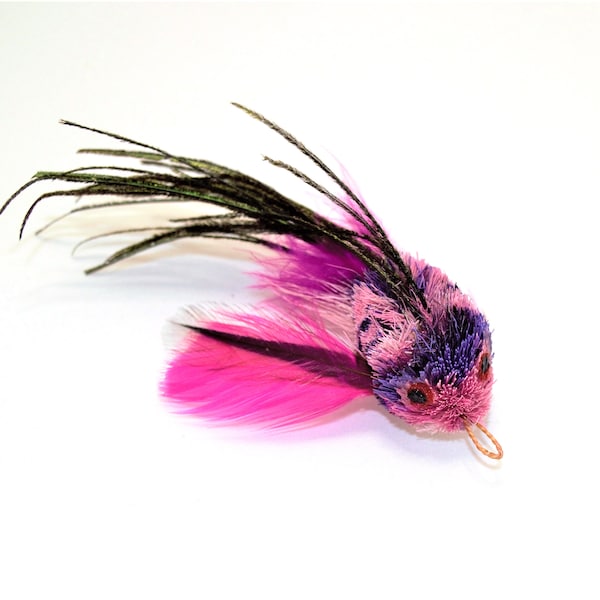 Pink Flying Fish - Cat Toy Fish -by Litterboy Pets