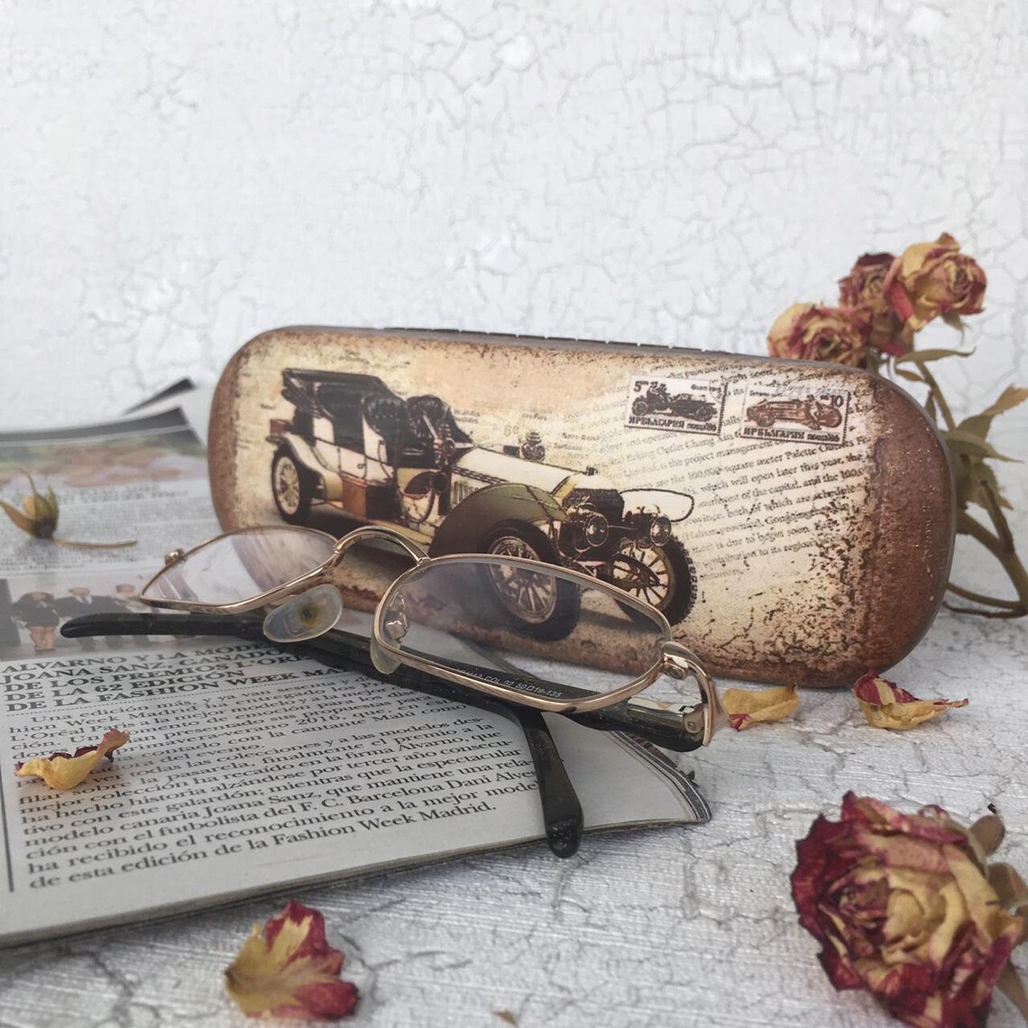 Glasses case hard Accessory for mens glasses A stylish gift Etsy