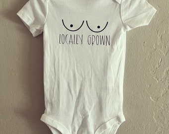 Locally Grown Baby Onesie
