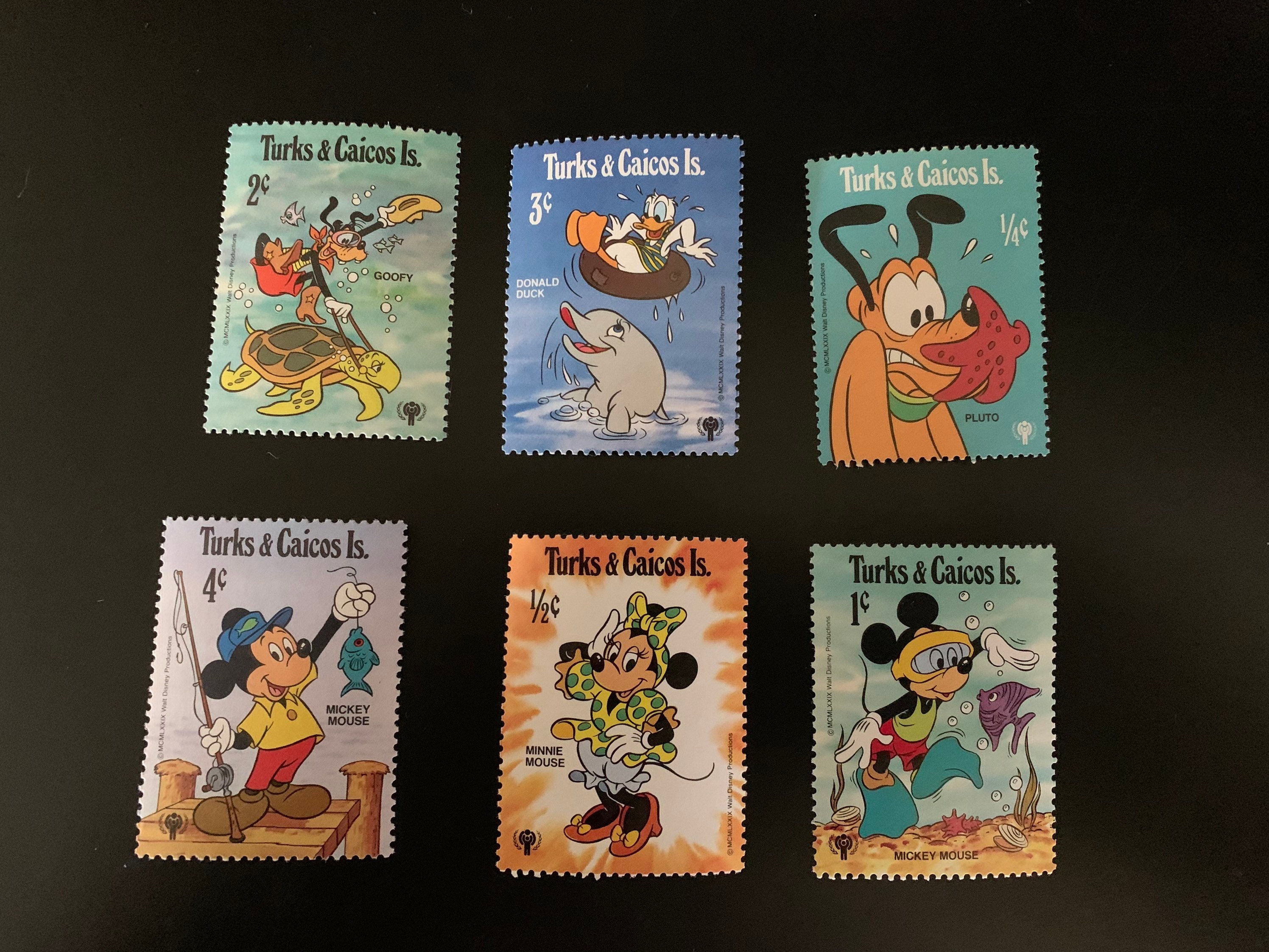 Disney Postage Stamps For Collection Collage or Journaling Etsy