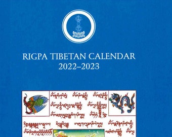 Tibetan Calendar 2023 Tibetan Calendar | Etsy