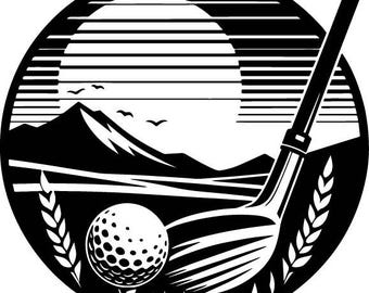 Disc Golf SVG, Golf Design File (Digital Download)