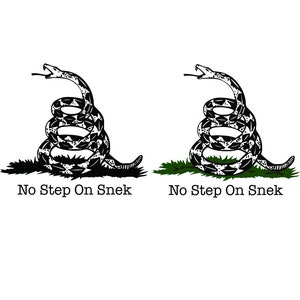 Geen stap op Snek SVG DXF cut-bestand. niet tred op mij parodie te gebruiken voor de cricut Silhouette printable maken Decals t-shirt ontwerpen.