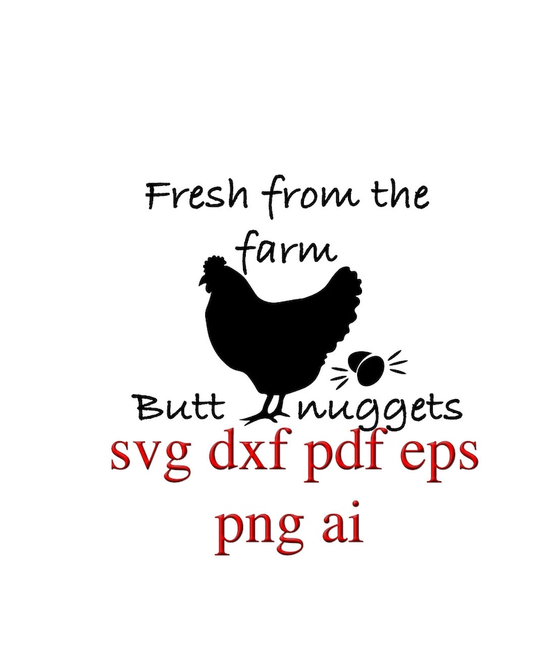 Funny Farm Eggs Svg. Dxf Pdf Eps Png Ai Cut Files for Cricut Etsy