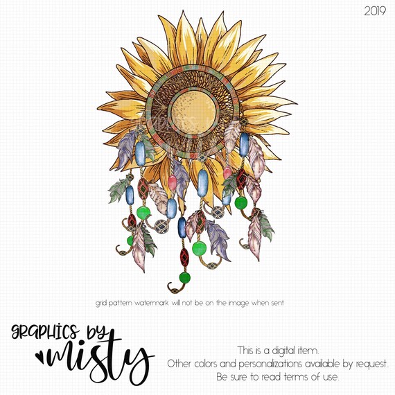 Free Free 115 Sunflower Dream Catcher Svg SVG PNG EPS DXF File