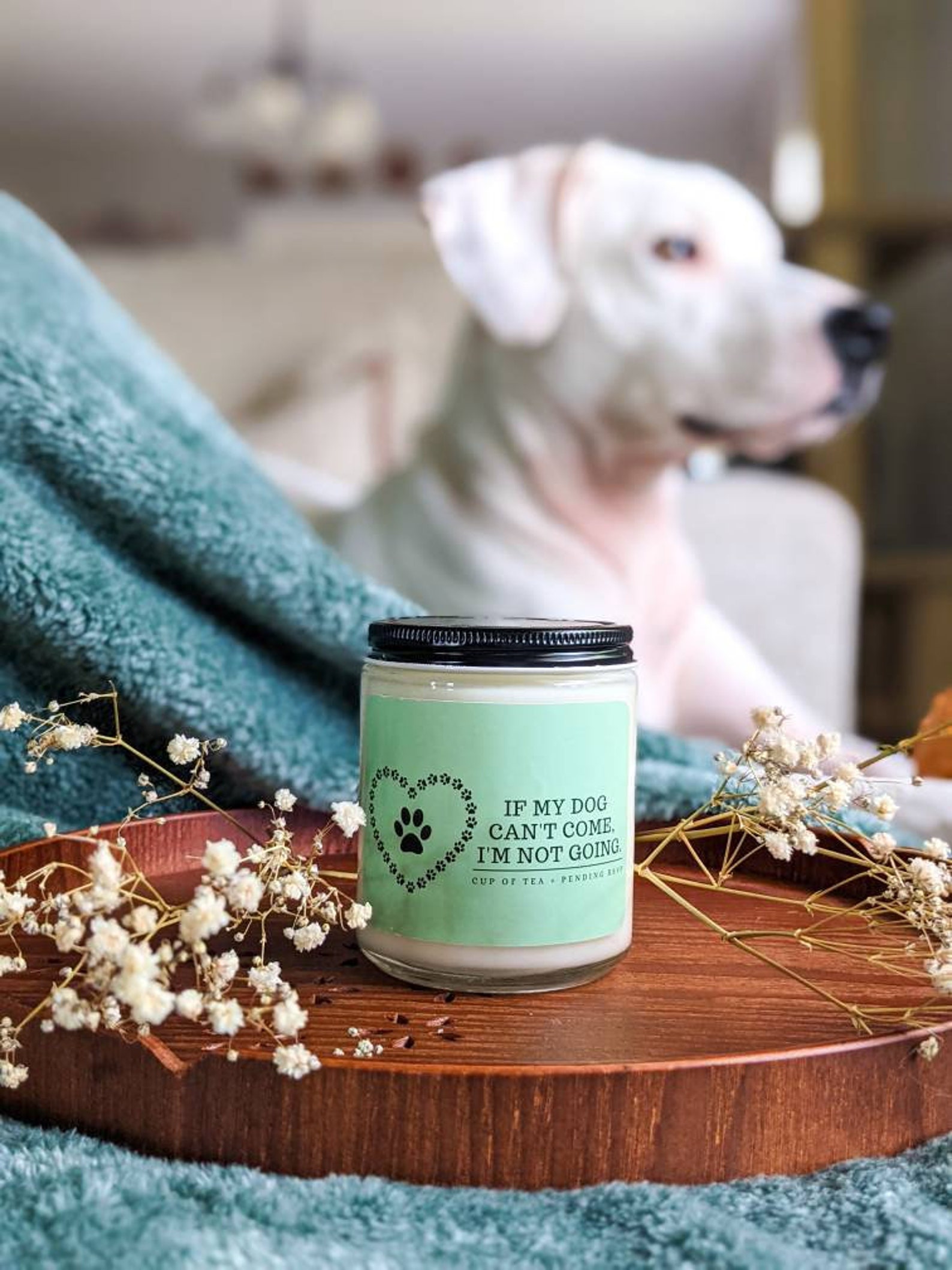 8 oz Soy Candle Dog Candle Dog Lover Fur Mama Dog Owner Etsy