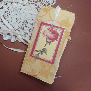 Rosa al tramonto TN size junk journal