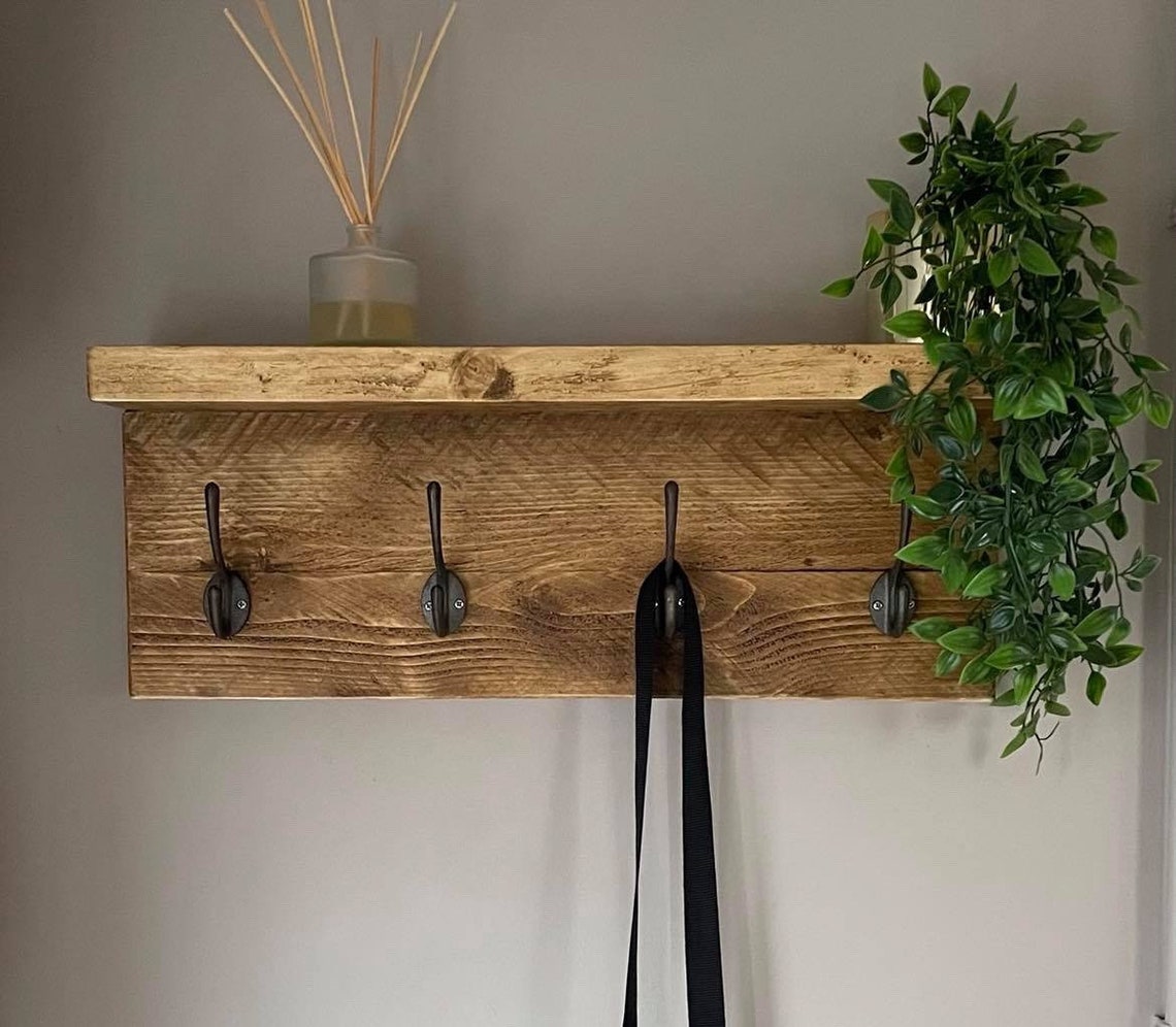 Scaffold Board Coat Rack Etsy