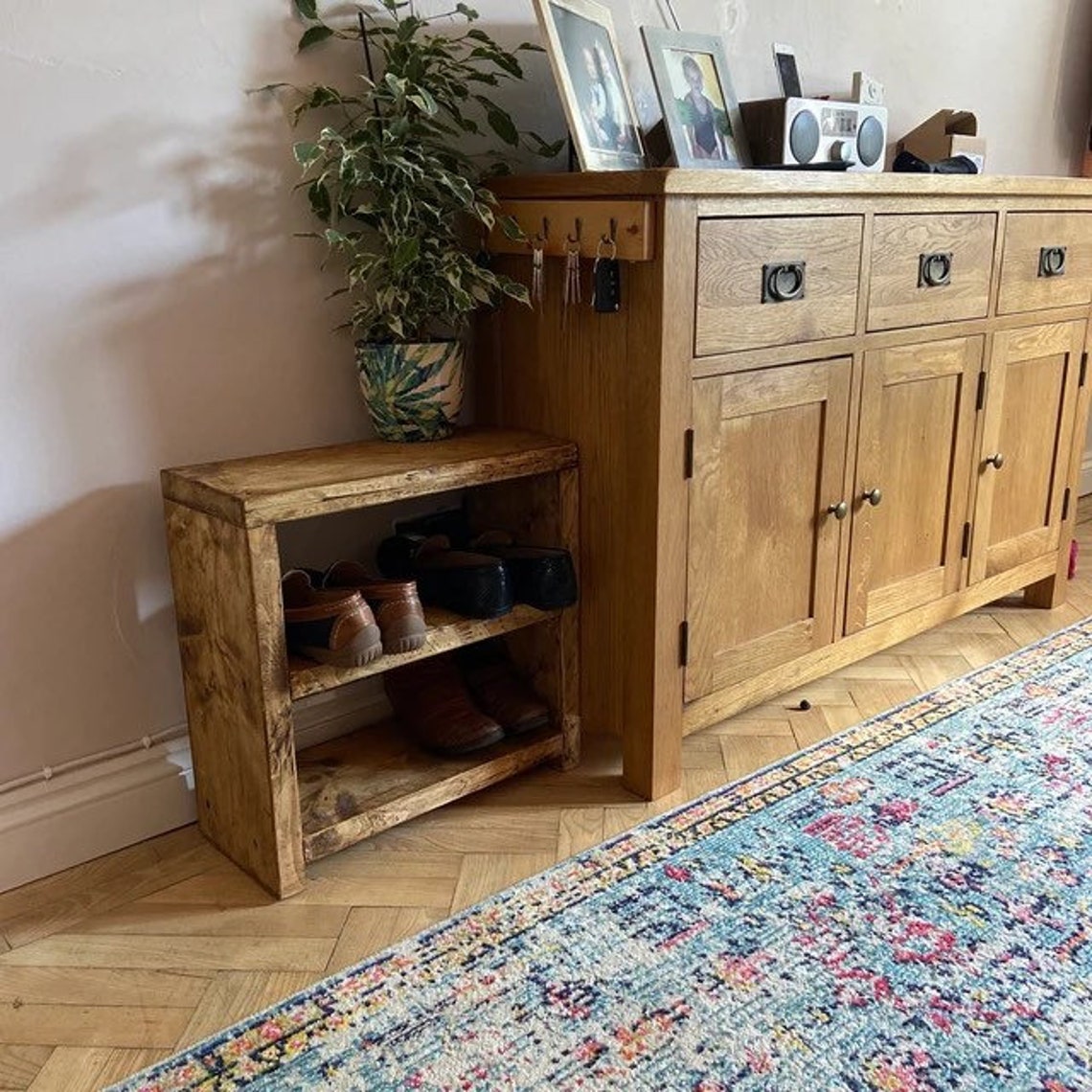 Pine Scaffold Board Shoe Rack. Etsy UK