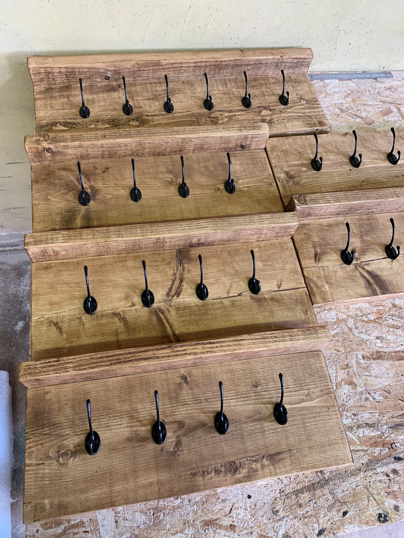 Scaffold Board Coat Rack Etsy