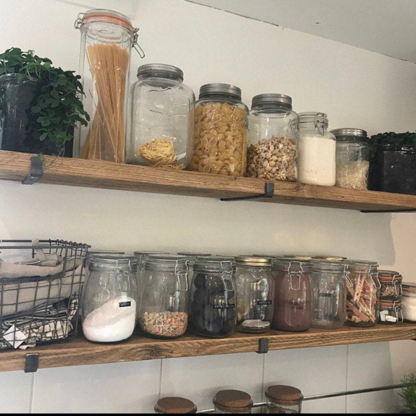 Reclaimed Scaffold Board Shelf