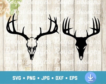 Download Deer skull svg | Etsy