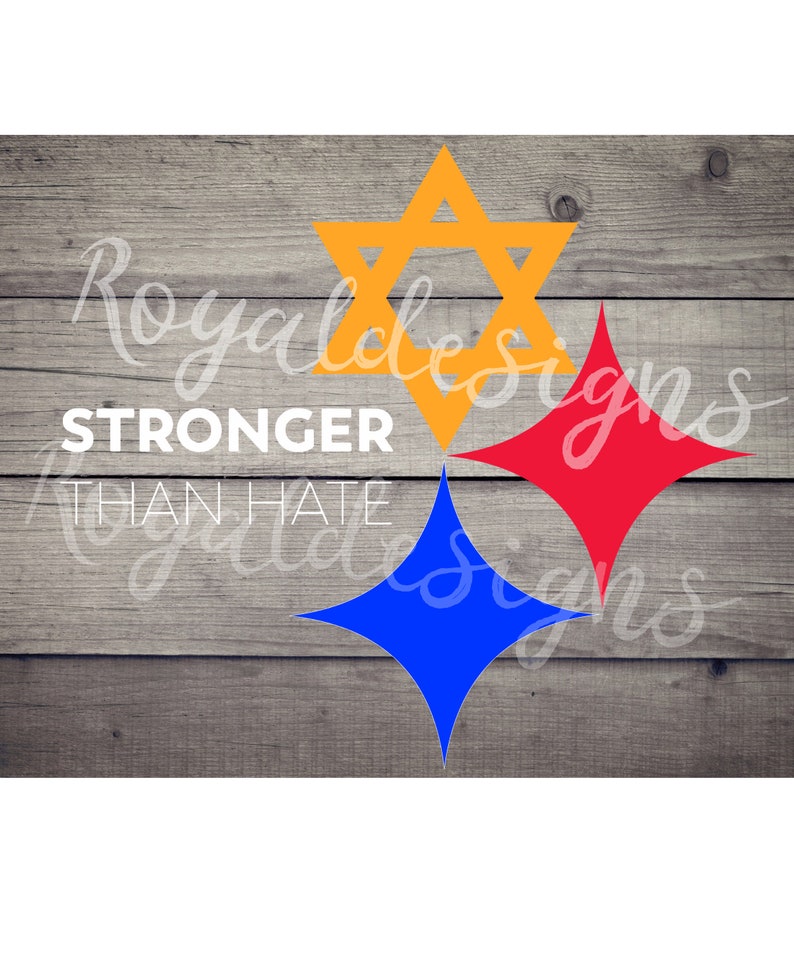 Stronger Than Hate SVG Pittsburgh Svg PNG Jpeg Eps Dxf | Etsy